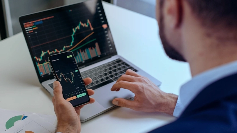 Panel de control de trading de Sarvexid